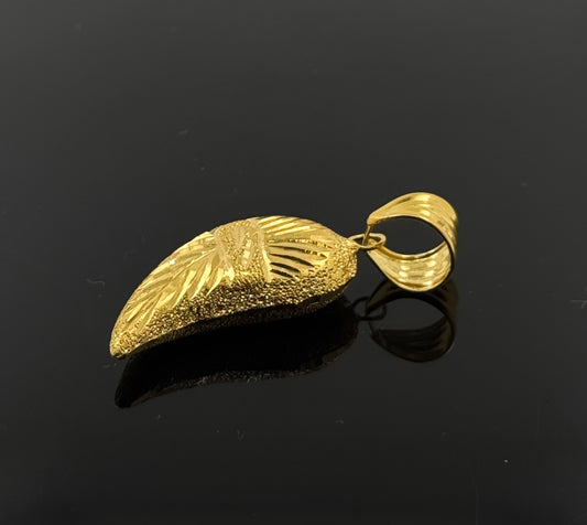 21K Solid Gold Fancy Pendants P186
