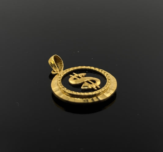 22K Solid Gold Fancy Pendants P191