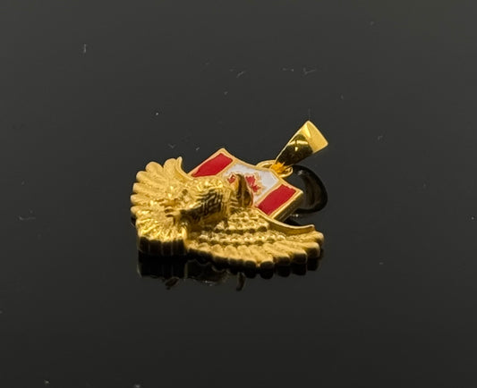 22K Solid Gold Fancy Pendants P210