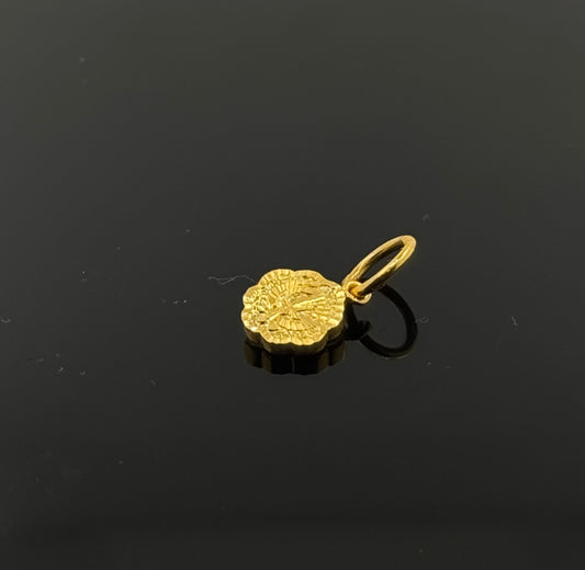 22K Solid Gold Sikh Pendants P229