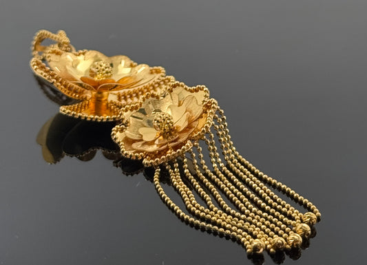 21K Solid Gold Fancy Pendants P23