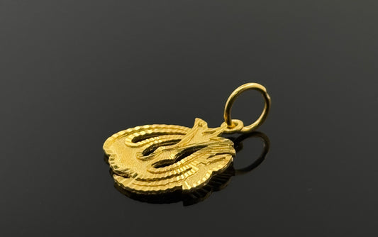 22K Solid Gold Islam Pendants P315