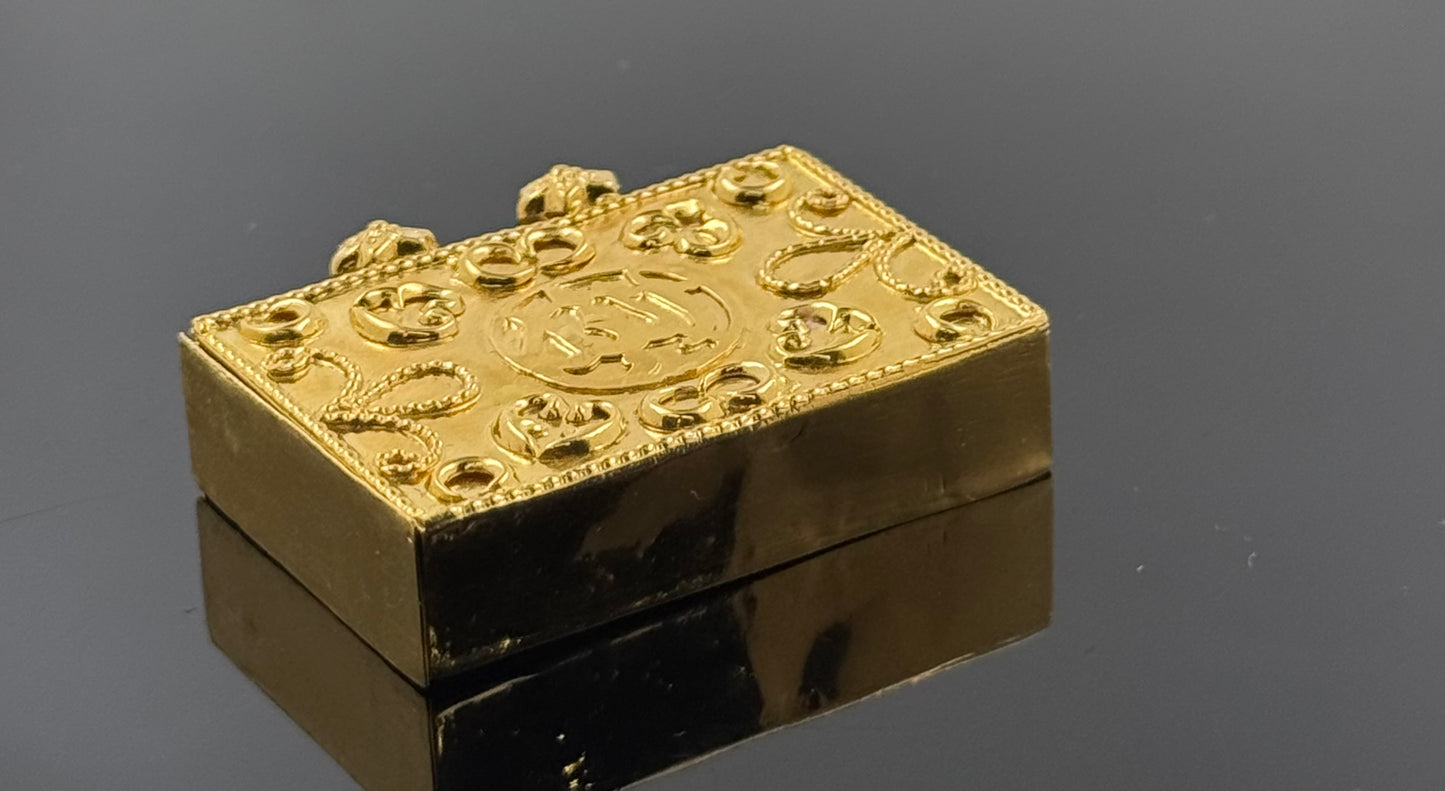 22K Solid Gold Islam Pendants P33