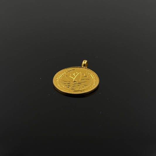 21K Solid Gold Fancy Pendants P337