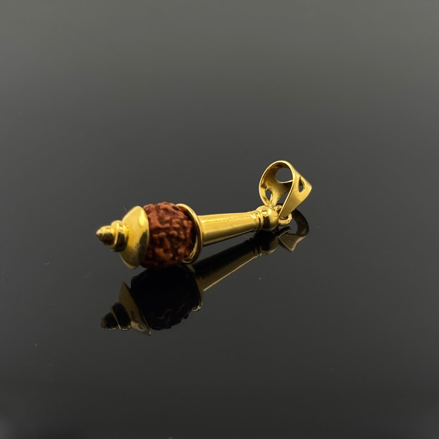 22K Solid Gold Hindu Pendants P340