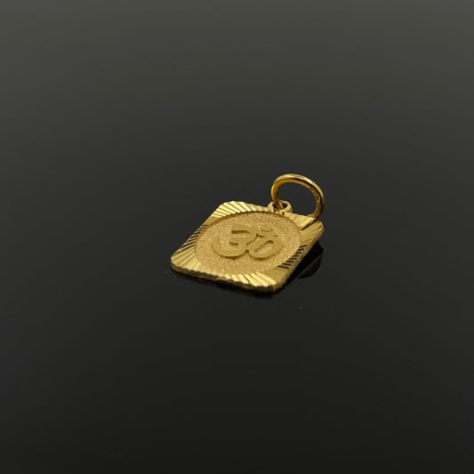 22K Solid Gold Hindu Pendants P341