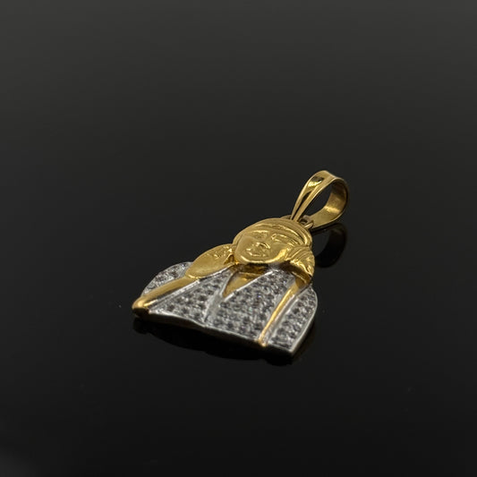 22K Solid Gold Hindu Pendants P342