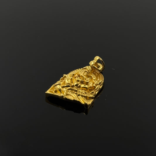 22K Solid Gold Hindu Pendants P349
