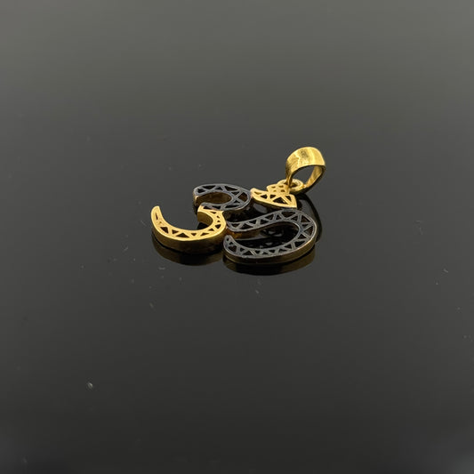 22K Solid Gold Hindu Pendants P350