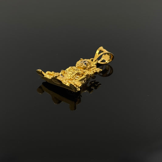 22K Solid Gold Hindu Pendants P351