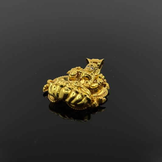 22K Solid Gold Hindu Pendants P352