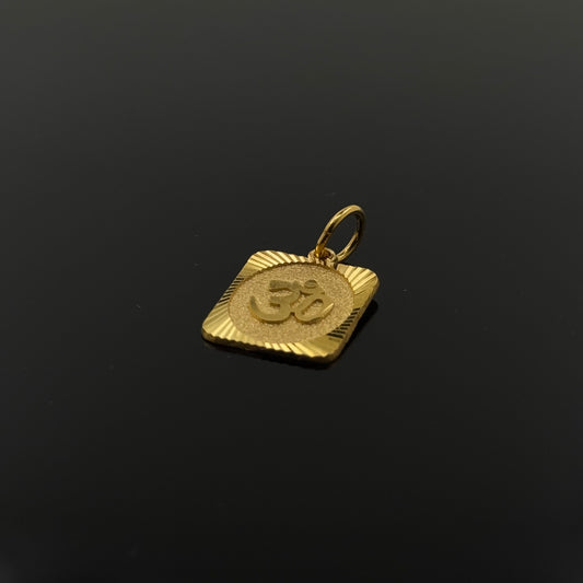 22K Solid Gold Hindu Pendants P360