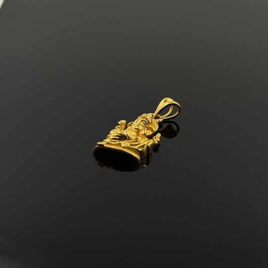 22K Solid Gold Hindu Pendants P361