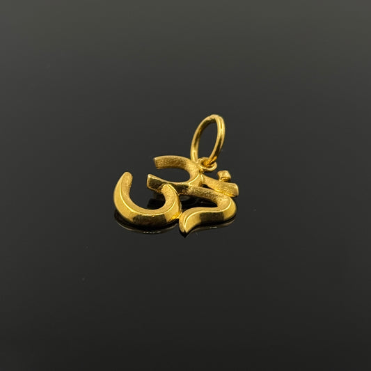 22K Solid Gold Hindu Pendants P365