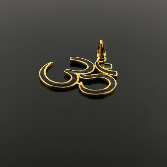 22K Solid Gold Hindu Pendants P367