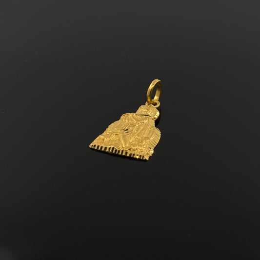 22K Solid Gold Hindu Pendants P378
