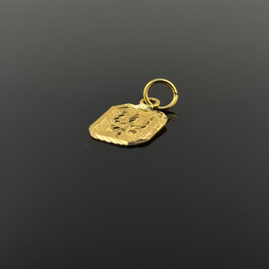 22K Solid Gold Hindu Pendants P415