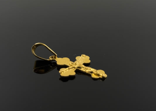 22K Solid Gold Christian Pendants P42