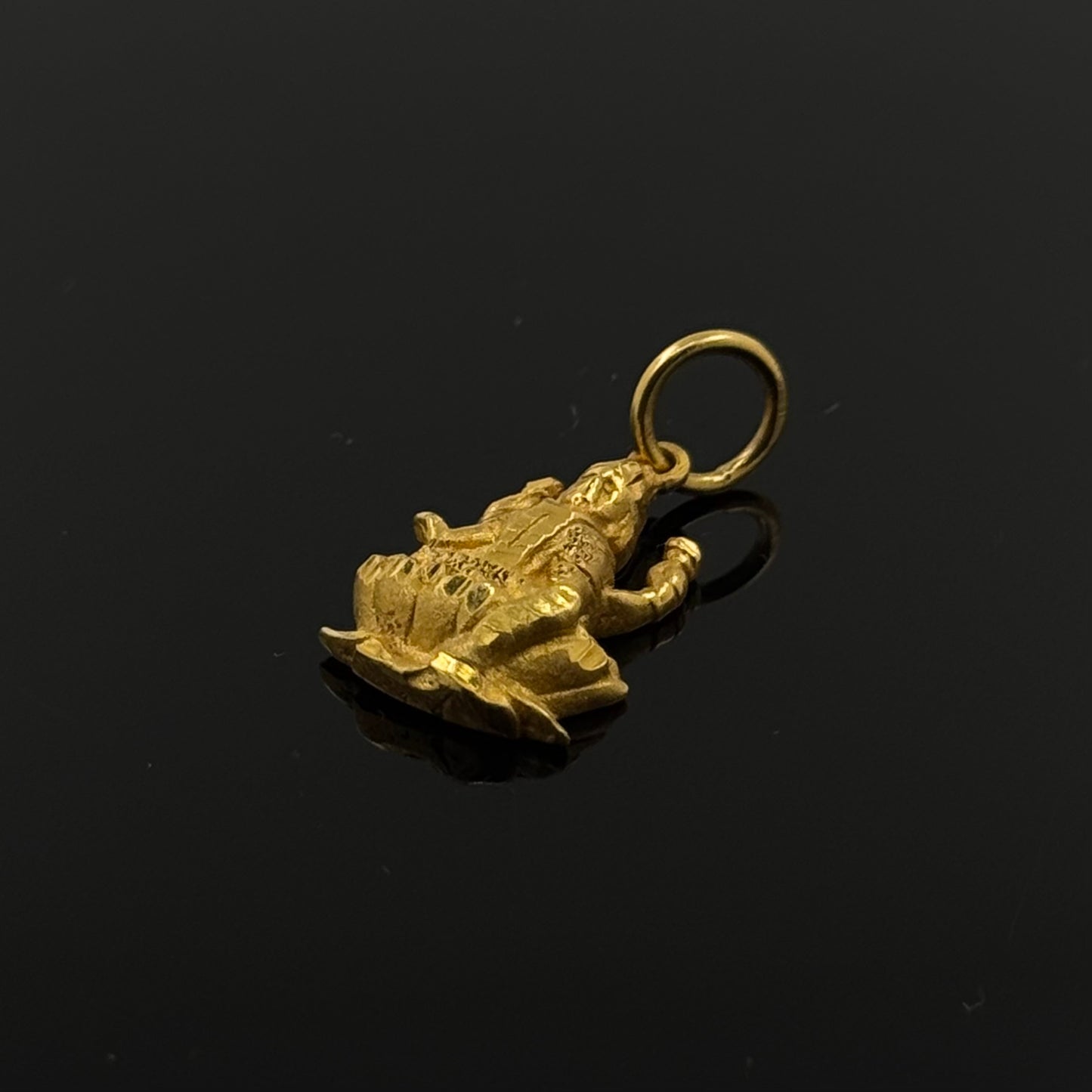 22K Solid Gold Hindu Pendants P429