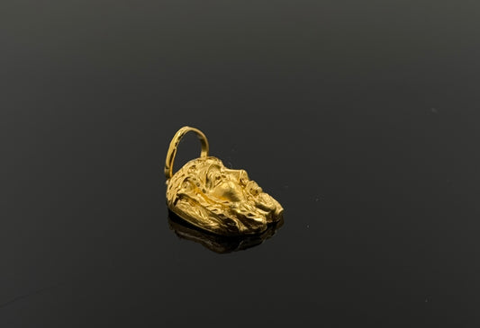 22K Solid Gold Christian Pendants P44