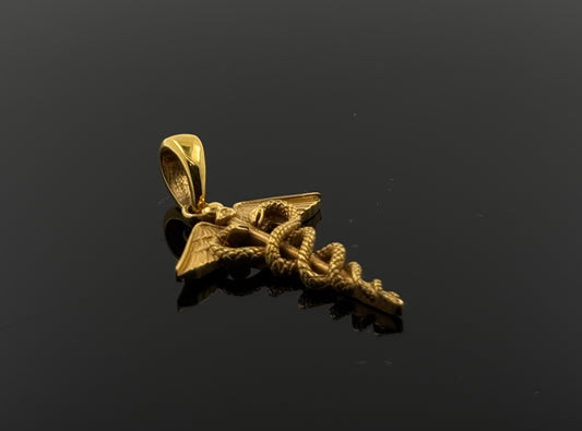 22K Solid Gold Christian Pendants P45
