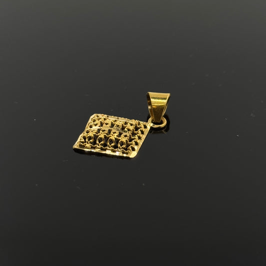 22K Solid Gold Fancy Pendants P459