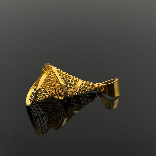 22K Solid Gold Fancy Pendants P464
