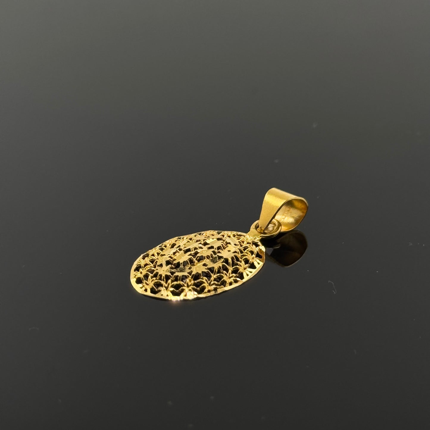 22K Solid Gold Fancy Pendants P466