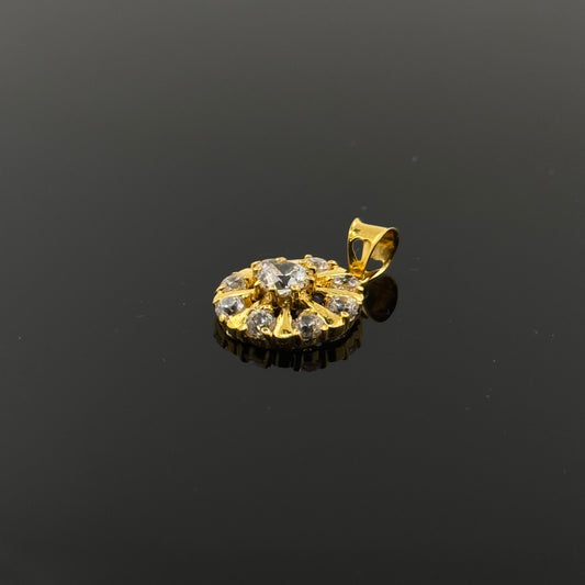 22K Solid Gold Fancy Pendants P467