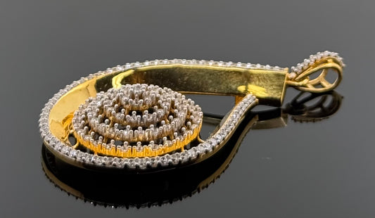 22K Solid Gold Fancy Pendants P484