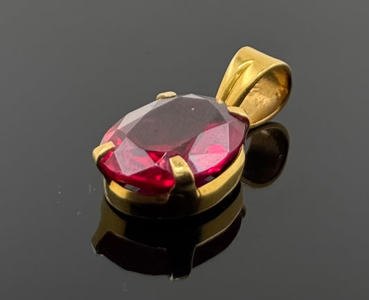 22K Solid Gold Fancy Pendants P488