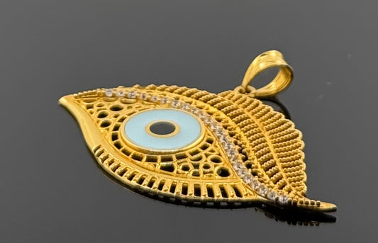 21K Solid Gold Fancy Pendants P494