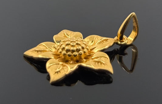 22K Solid Gold Fancy Pendants P504