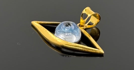 22K Solid Gold Fancy Pendants P512