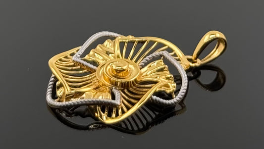 22K Solid Gold Fancy Pendants P517