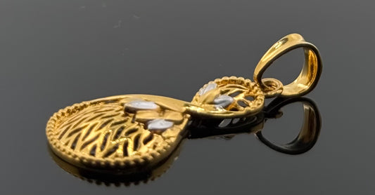 22K Solid Gold Fancy Pendants P519