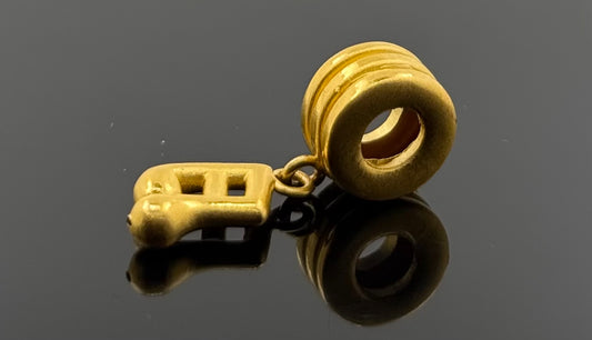 24K Solid Gold Fancy Pendants P524
