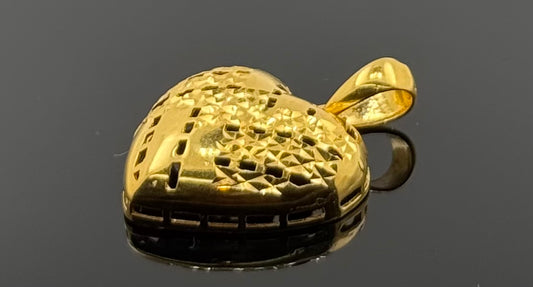 21K Solid Gold Fancy Pendants P529