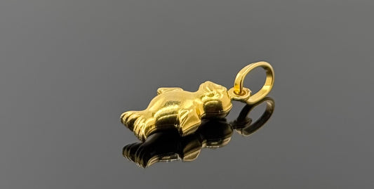 22K Solid Gold Fancy Pendants P537
