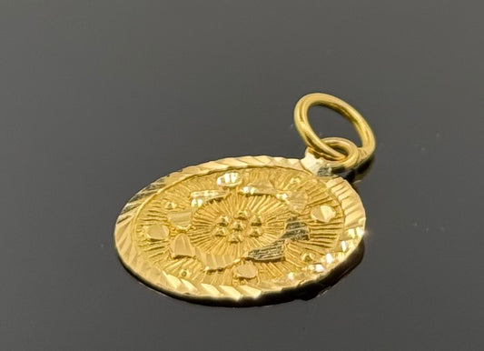22K Solid Gold Fancy Pendants P538