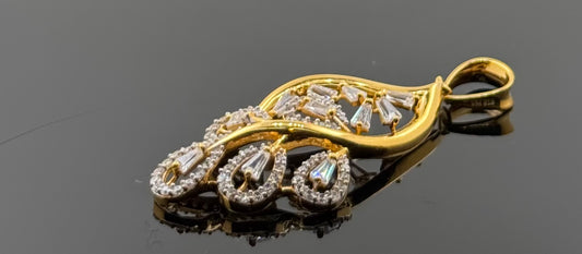 22K Solid Gold Fancy Pendants P539