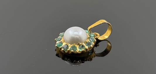 22K Solid Gold Fancy Pendants P541