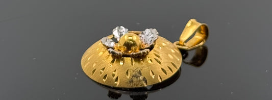 22K Solid Gold Fancy Pendants P548