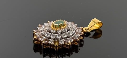 22K Solid Gold Fancy Pendants P550