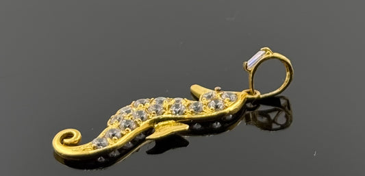 22K Solid Gold Fancy Pendants P557