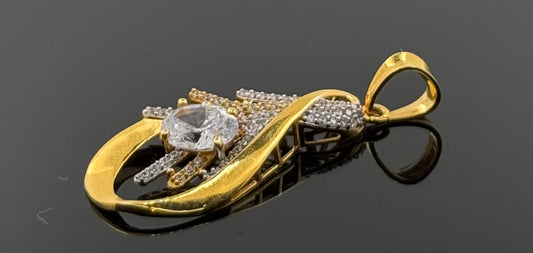 22K Solid Gold Fancy Pendants P559