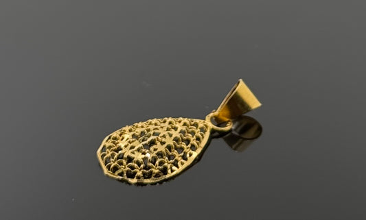 22K Solid Gold Fancy Pendants P566