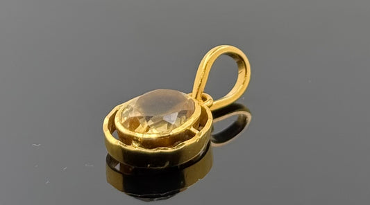 21K Solid Gold Fancy Pendants P577
