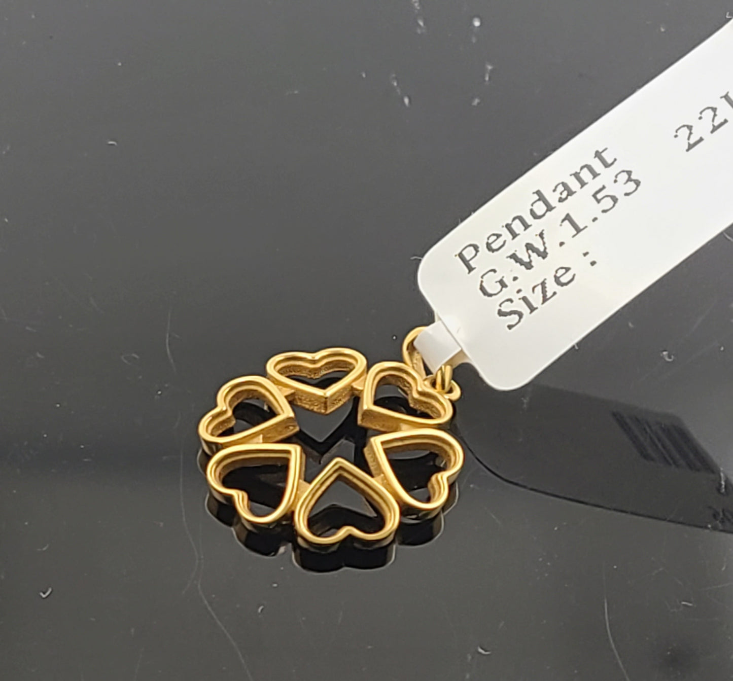 22K Solid Gold Fancy Pendants P6