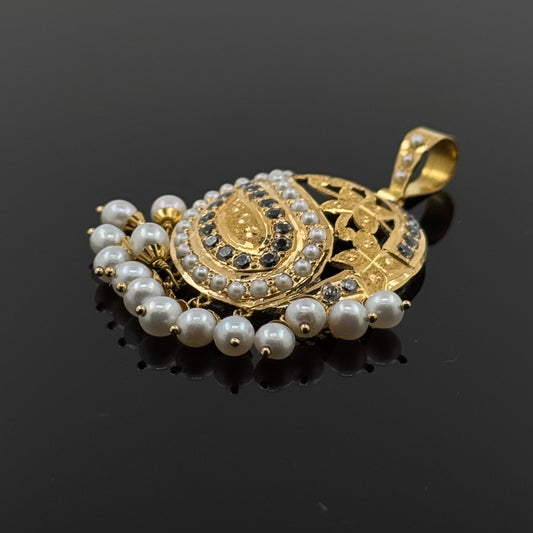 22K Solid Gold Fancy Pendants P603